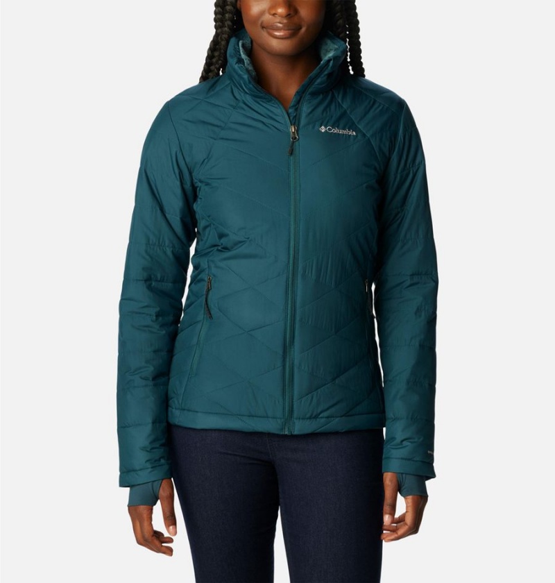 Columbia Heavenly Women\'s Puffer Jacket Turquoise | QAWRDX-630