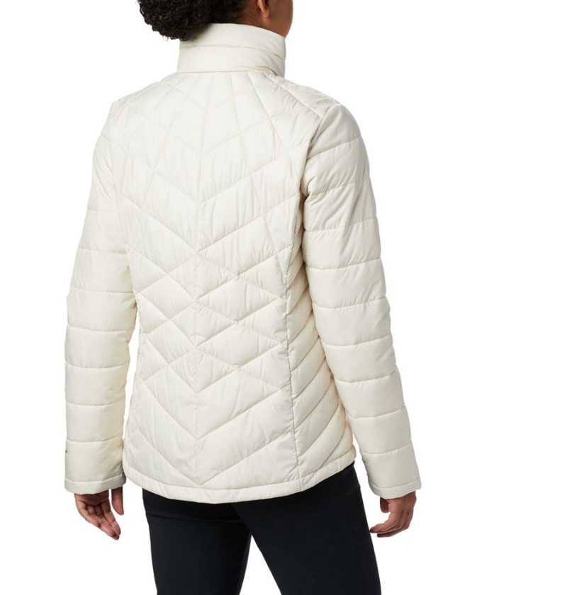 Columbia Heavenly Women's Puffer Jacket White | QUELAH-150