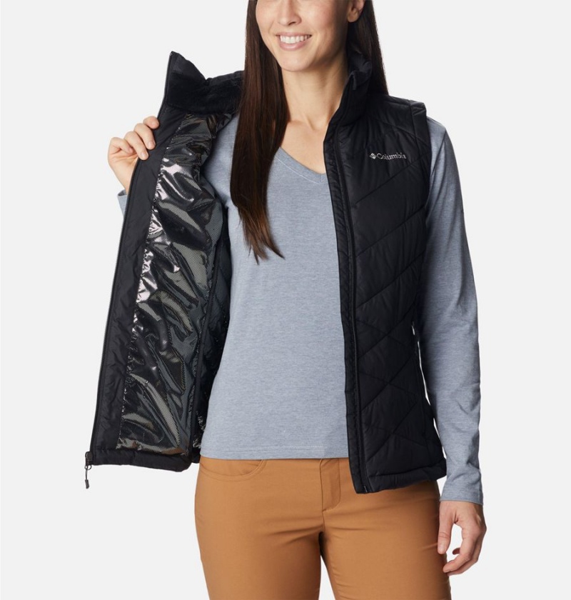 Columbia Heavenly Women's Vest Black | SWBLJE-069