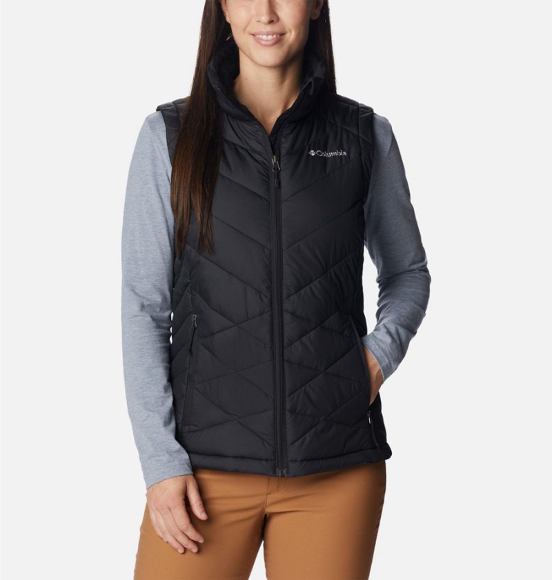 Columbia Heavenly Women's Vest Black | SWBLJE-069