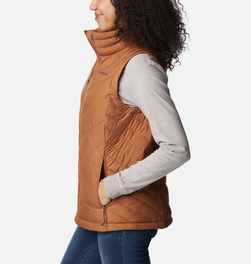 Columbia Heavenly Women's Vest Brown | IFAPBQ-830
