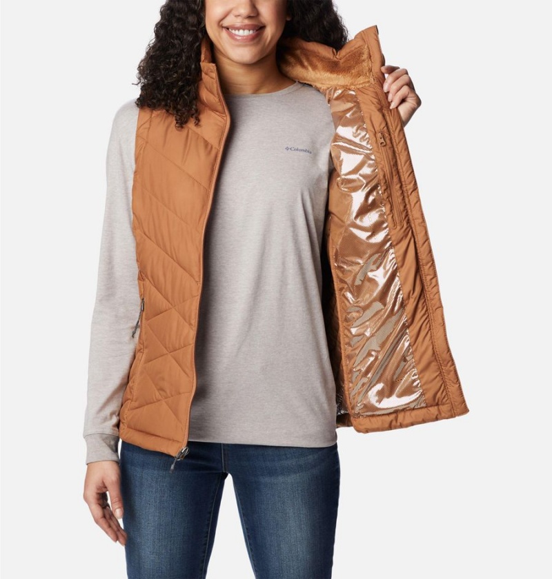 Columbia Heavenly Women's Vest Brown | IFAPBQ-830