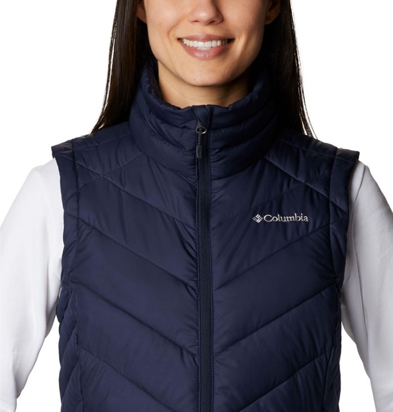 Columbia Heavenly Women's Vest Navy | AXVITB-306