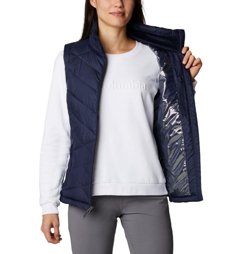 Columbia Heavenly Women's Vest Navy | AXVITB-306