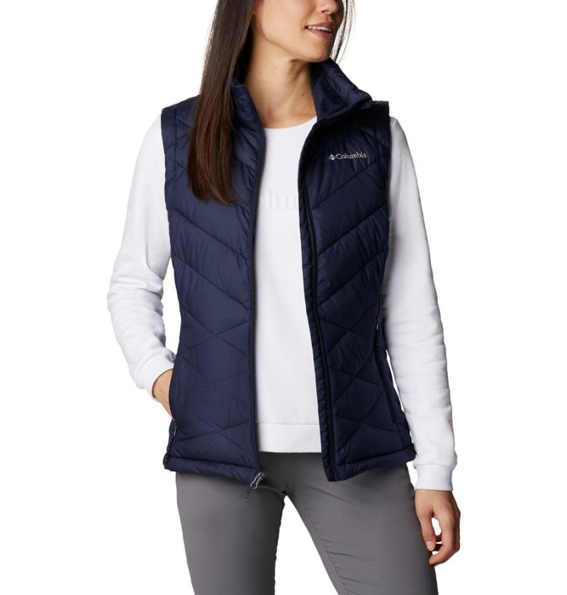Columbia Heavenly Women\'s Vest Navy | AXVITB-306