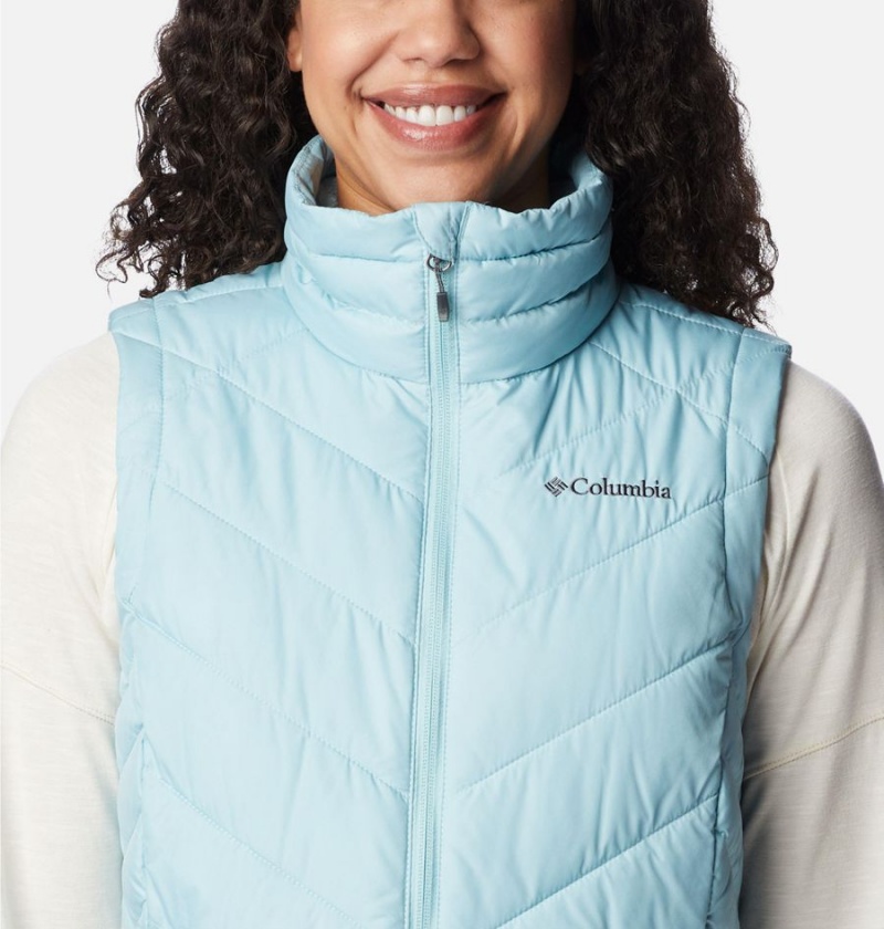 Columbia Heavenly Women's Vest Turquoise | JSCPGI-825