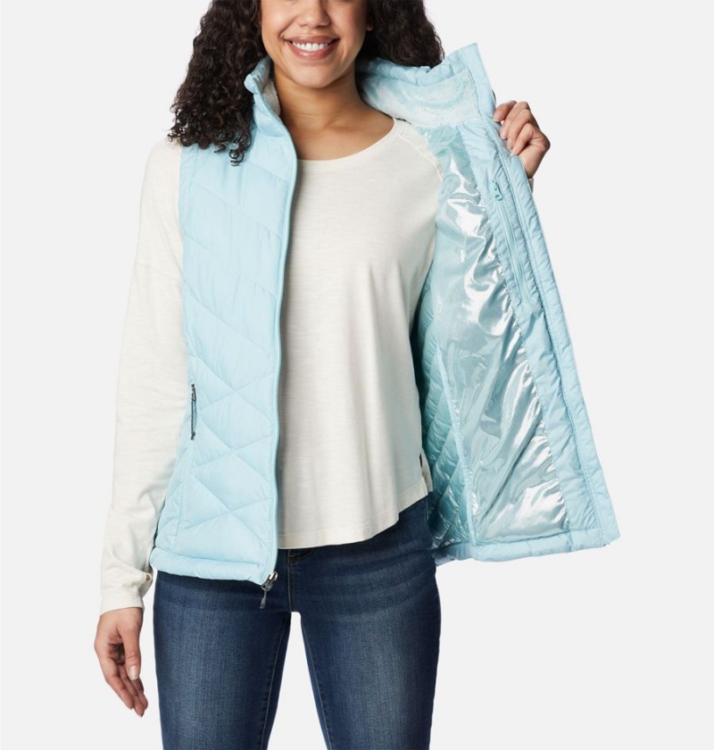 Columbia Heavenly Women's Vest Turquoise | JSCPGI-825