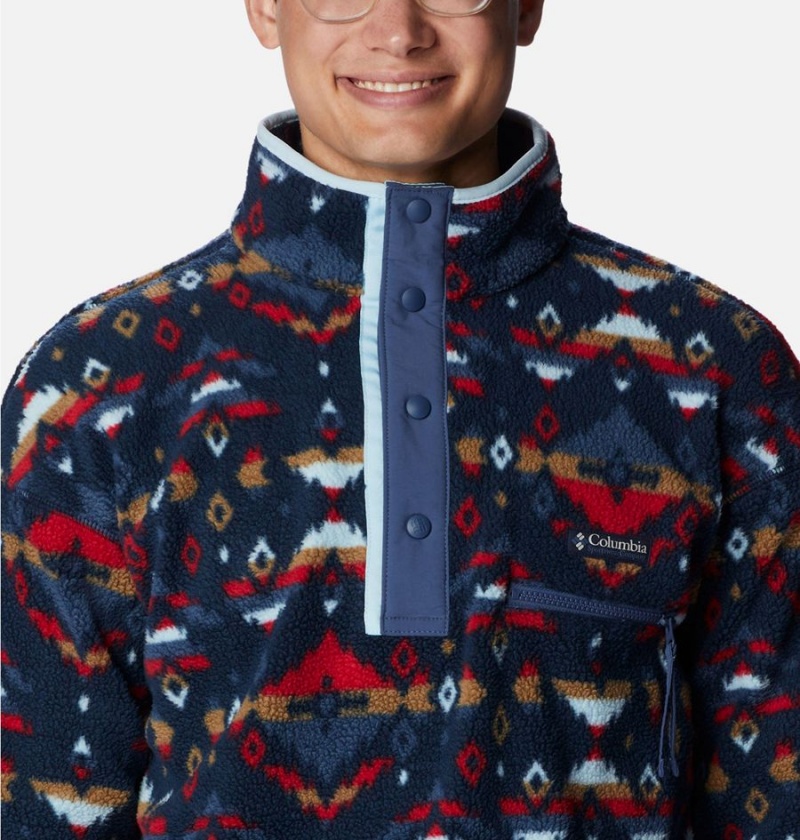 Columbia Helvetia Half Snap Fleece Men's Pullover Multicolor | NKPSZB-209