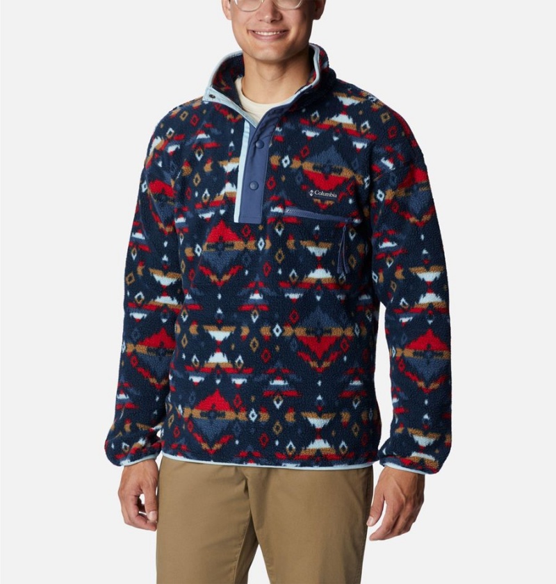 Columbia Helvetia Half Snap Fleece Men's Pullover Multicolor | NKPSZB-209