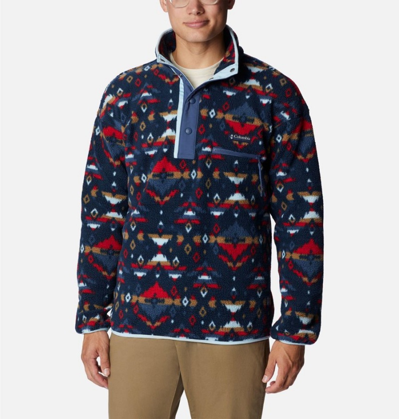 Columbia Helvetia Half Snap Fleece Men\'s Pullover Multicolor | NKPSZB-209