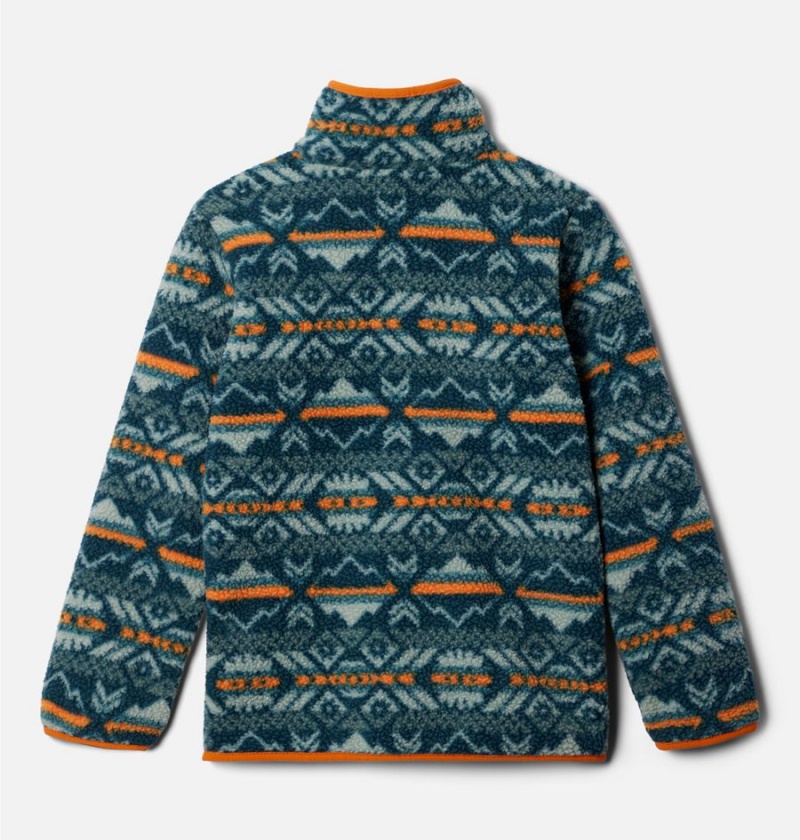 Columbia Helvetia Half Snap Pullover Kids' Fleece Turquoise | CDBKAW-658