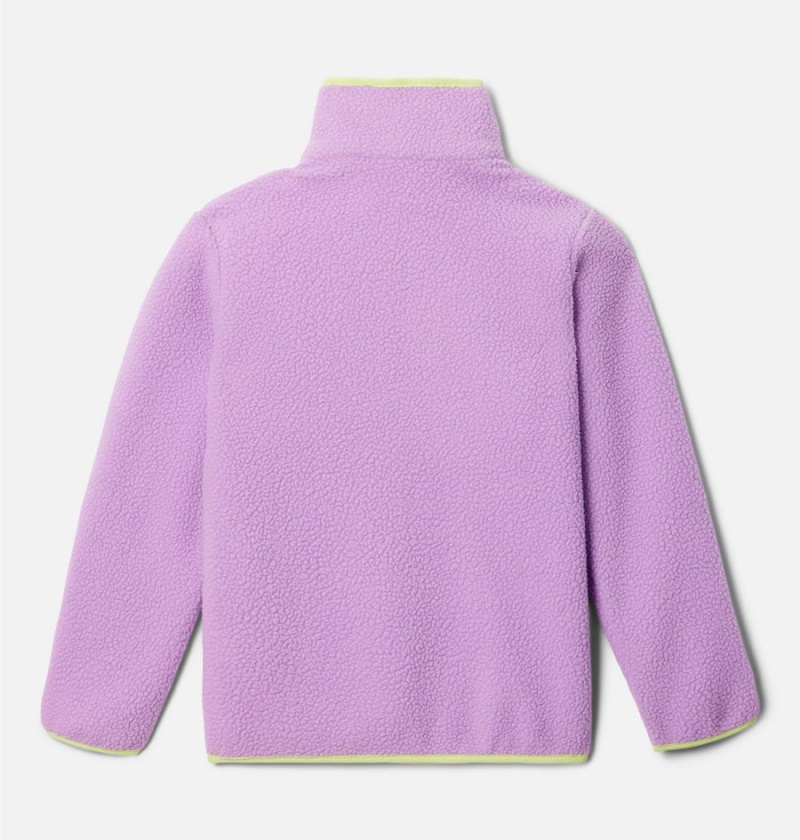 Columbia Helvetia Half Snap Pullover Kids' Fleece Purple | TMHPWR-860