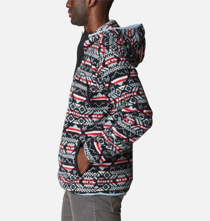 Columbia Helvetia Sherpa Fleece Men's Hoodie Black | GYLEKA-234