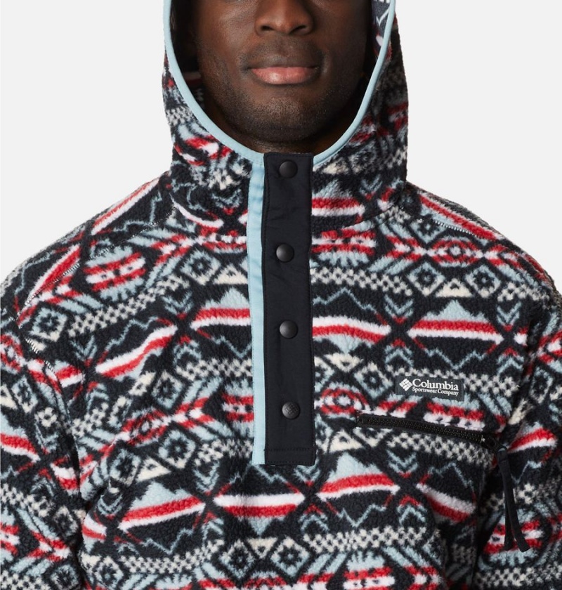 Columbia Helvetia Sherpa Fleece Men's Hoodie Black | GYLEKA-234