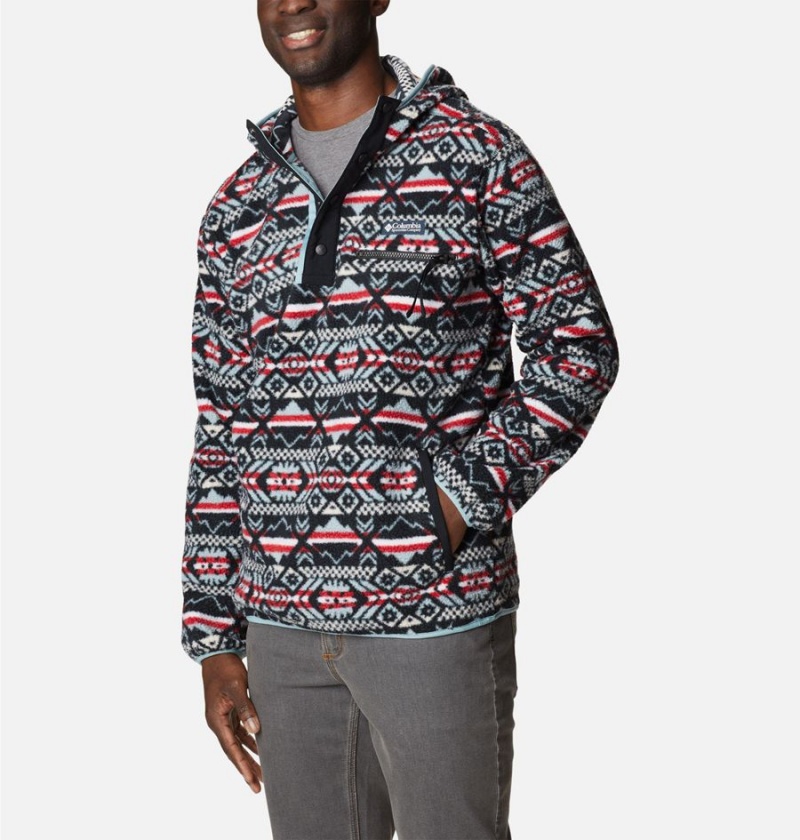 Columbia Helvetia Sherpa Fleece Men's Hoodie Black | GYLEKA-234