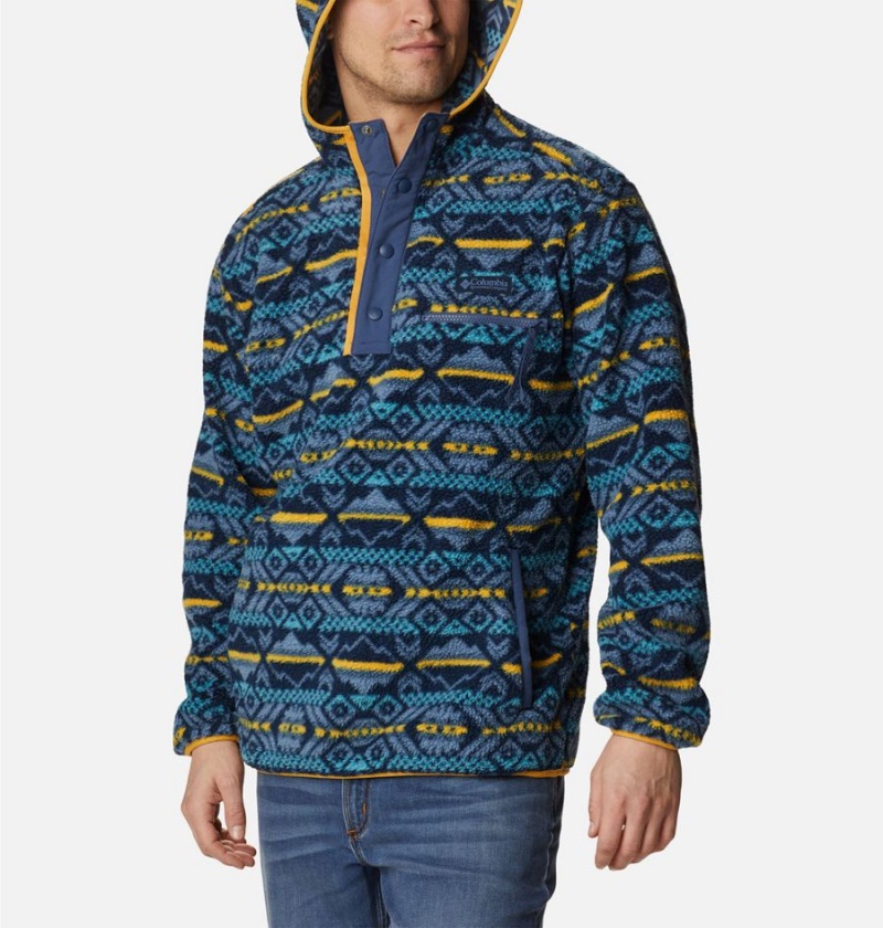 Columbia Helvetia Sherpa Fleece Men's Hoodie Multicolor | AHYWKZ-049
