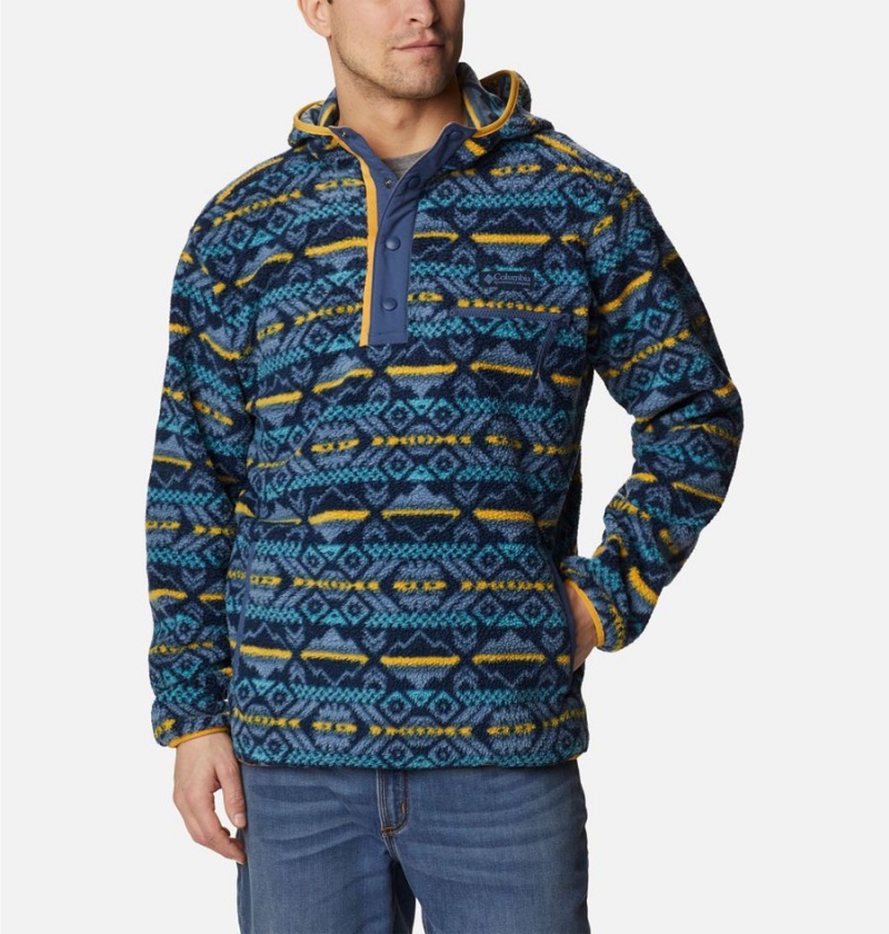Columbia Helvetia Sherpa Fleece Men\'s Hoodie Multicolor | AHYWKZ-049