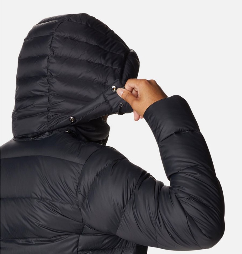 Columbia Hexbreaker Elite Down Women's Coats Black | XWKRHQ-639