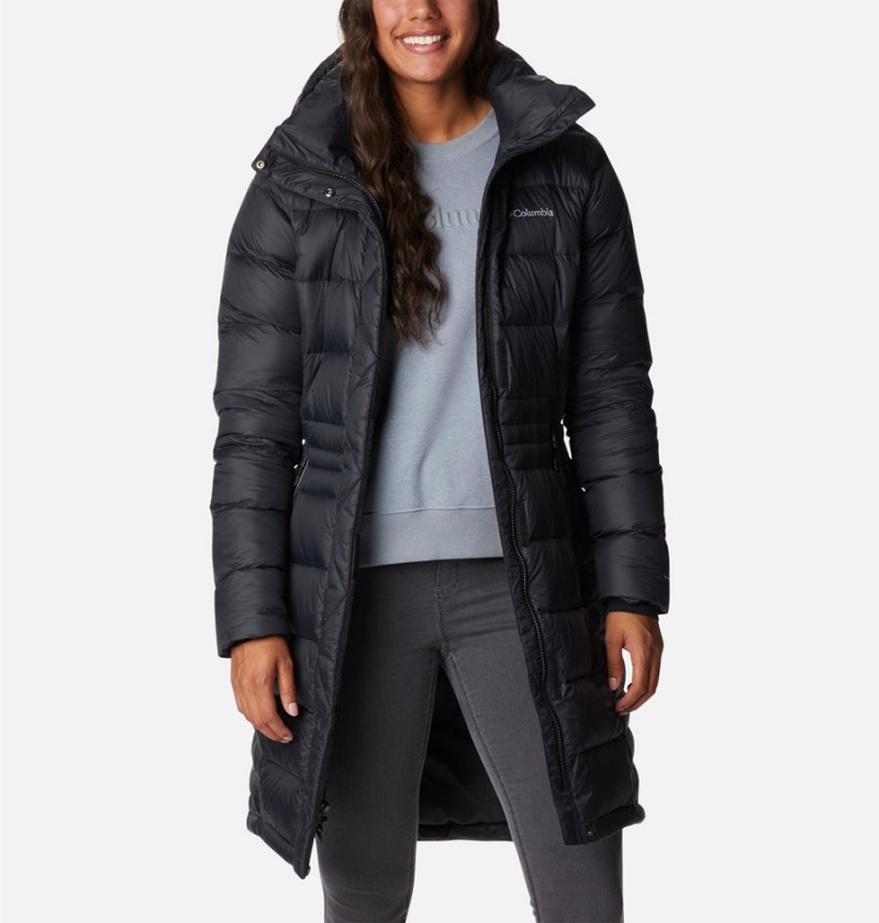 Columbia Hexbreaker Elite Down Women's Coats Black | XWKRHQ-639