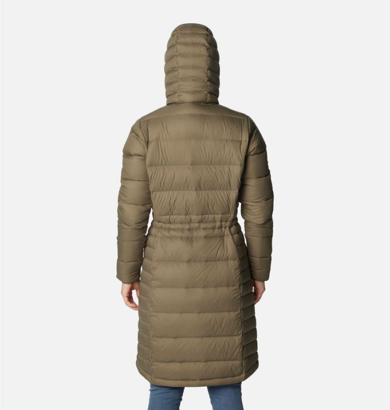 Columbia Hexbreaker Elite Down Women's Coats Green | NGOSJD-967