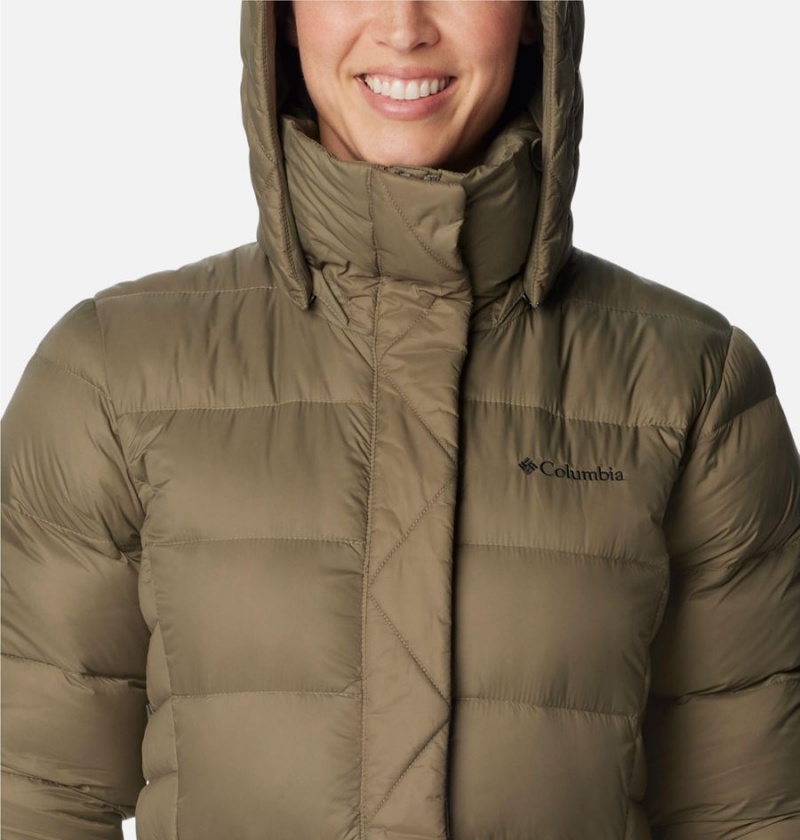 Columbia Hexbreaker Elite Down Women's Coats Green | NGOSJD-967