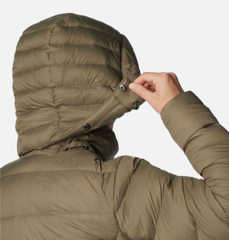 Columbia Hexbreaker Elite Down Women's Coats Green | NGOSJD-967