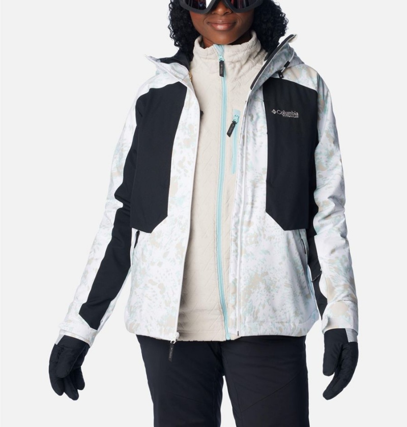 Columbia Highland Summit Women's Ski Jacket White | UDVKHB-896