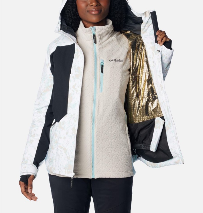 Columbia Highland Summit Women's Ski Jacket White | UDVKHB-896