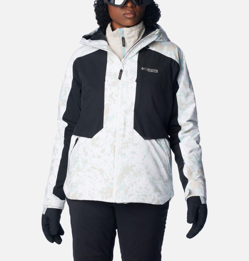 Columbia Highland Summit Women\'s Ski Jacket White | UDVKHB-896