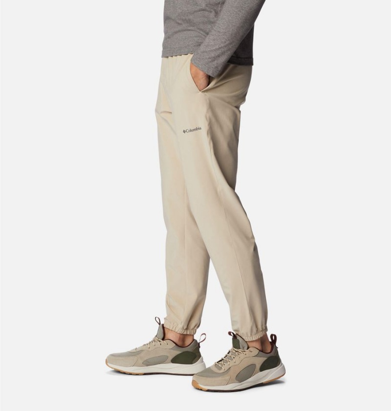 Columbia Hike Joggers Men's Pants Khaki | KVOFGR-374