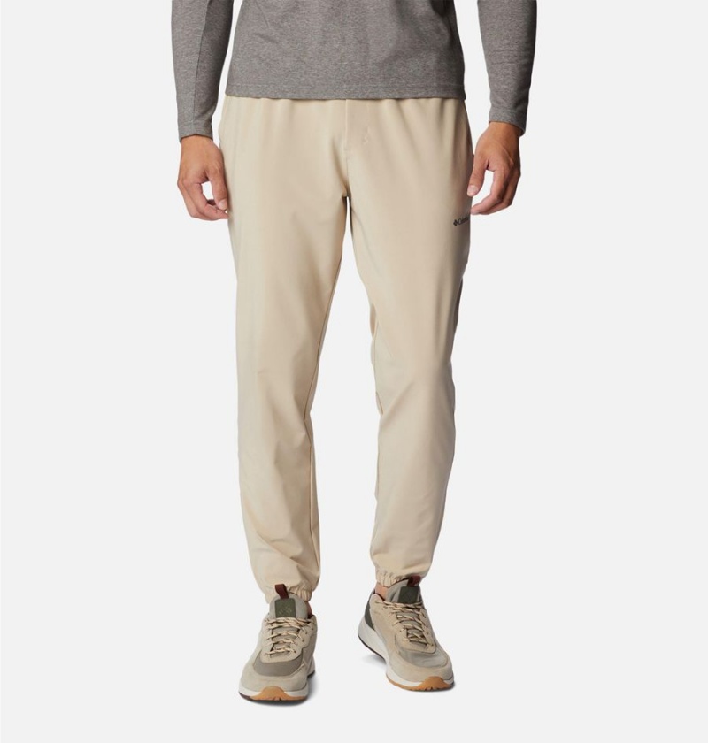 Columbia Hike Joggers Men\'s Pants Khaki | KVOFGR-374