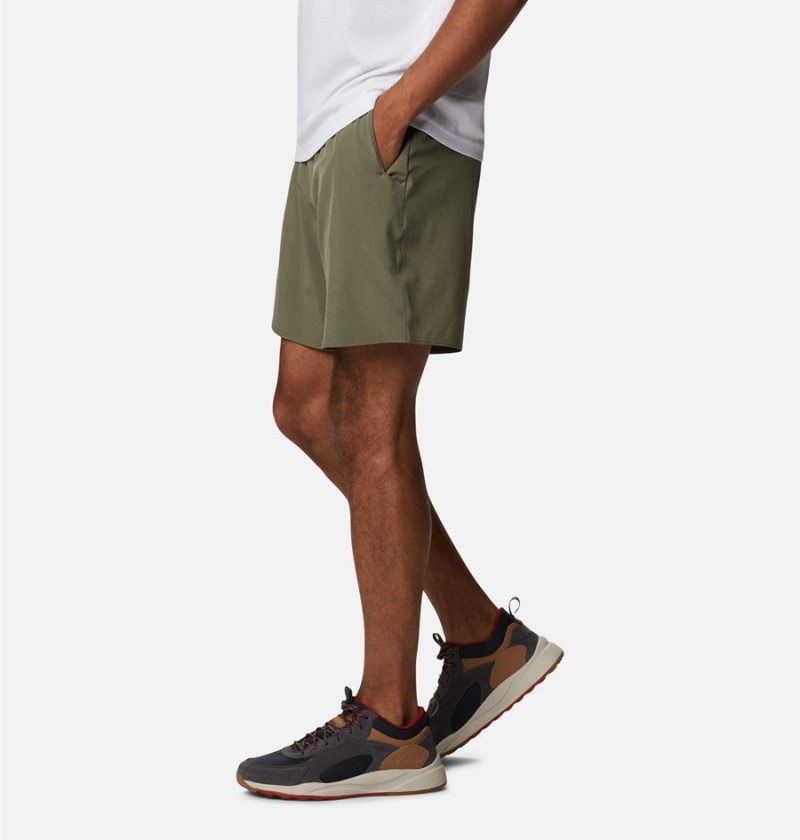 Columbia Hike Men's Shorts Green | TOAKQH-148