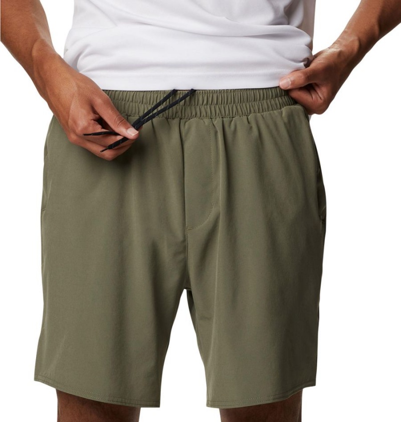 Columbia Hike Men's Shorts Green | TOAKQH-148