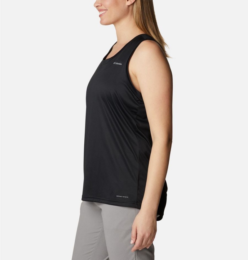 Columbia Hike Women's Tank Top Black | BKGQMW-962