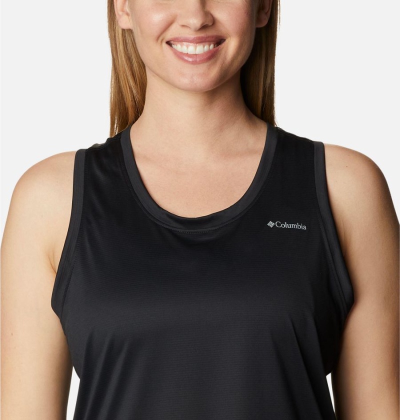 Columbia Hike Women's Tank Top Black | BKGQMW-962