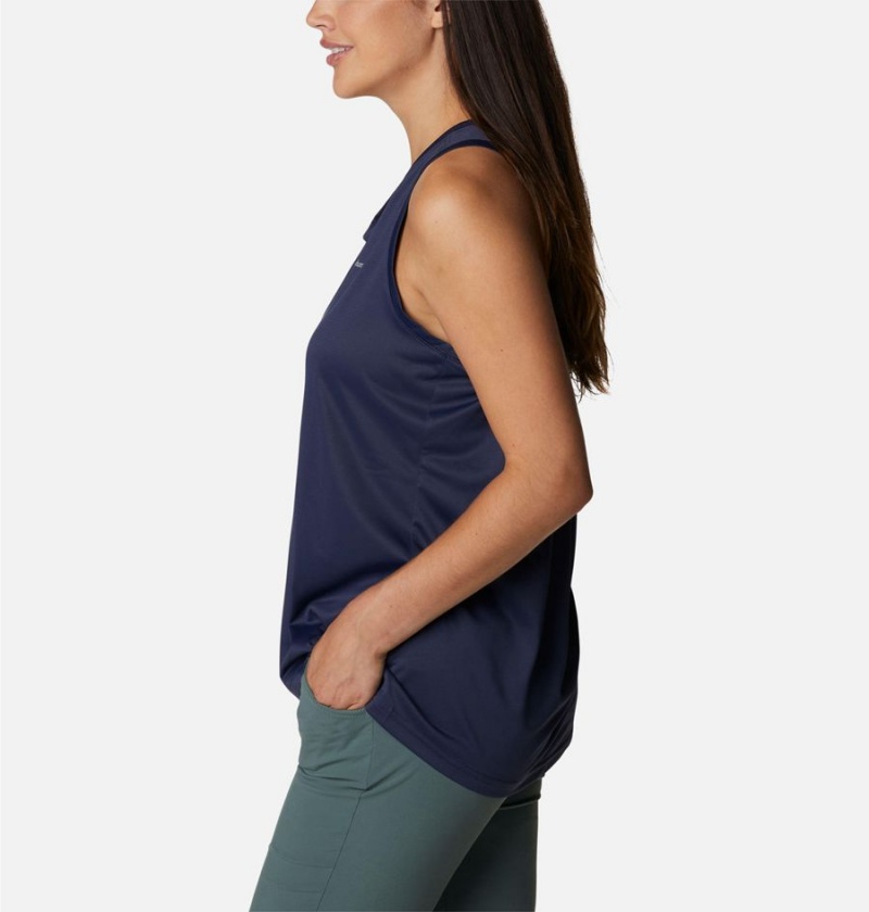 Columbia Hike Women's Tank Top Navy | PFYHXV-912