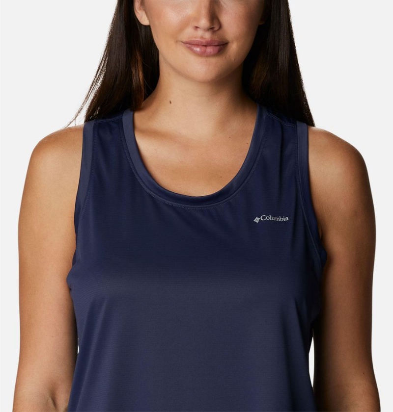 Columbia Hike Women's Tank Top Navy | PFYHXV-912