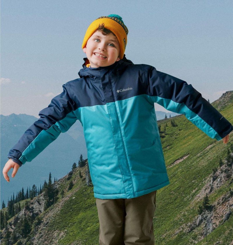 Columbia Hikebound Insulated Kids' Jacket Blue | RXABOV-652