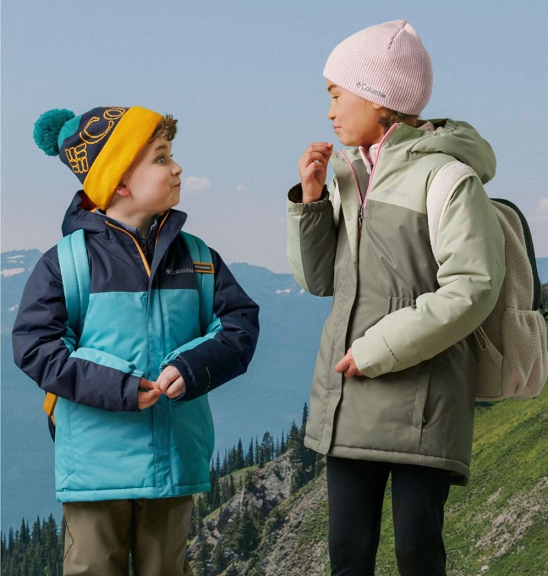 Columbia Hikebound Insulated Kids' Jacket Blue | RXABOV-652