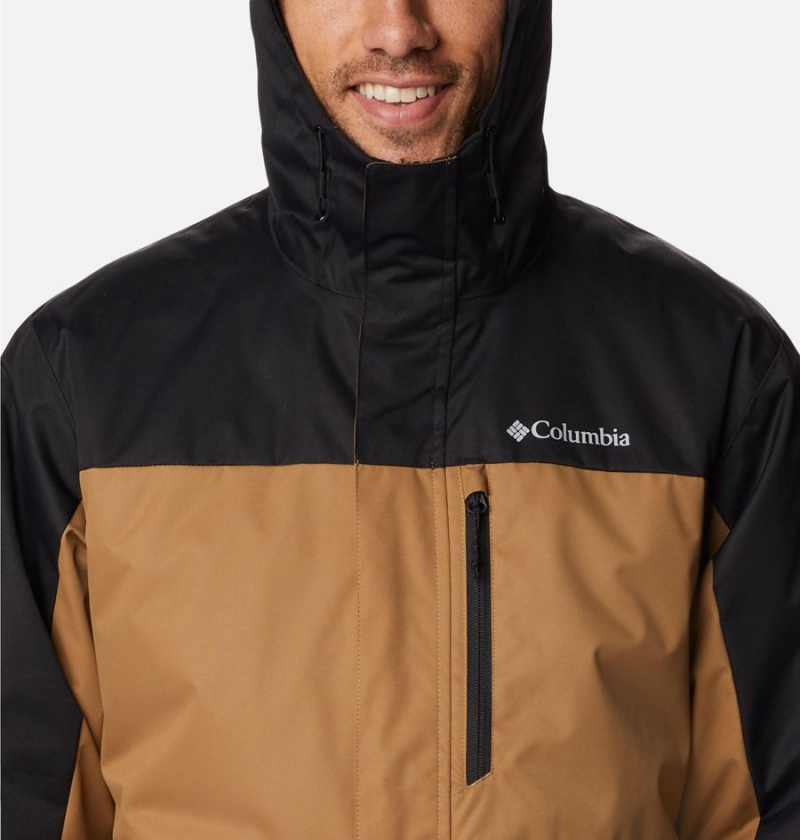 Columbia Hikebound Insulated Men's Puffer Jacket Brown | XIVCJQ-857