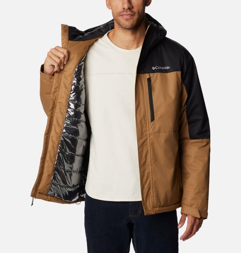 Columbia Hikebound Insulated Men's Puffer Jacket Brown | XIVCJQ-857