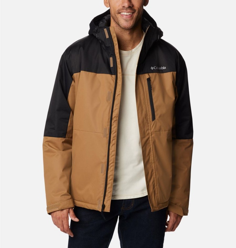 Columbia Hikebound Insulated Men's Puffer Jacket Brown | XIVCJQ-857