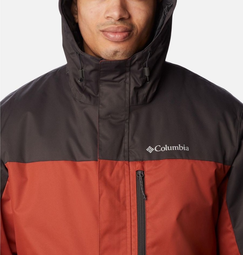Columbia Hikebound Insulated Men's Puffer Jacket Red | YZKMGC-052
