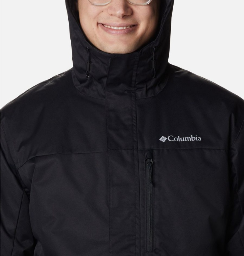 Columbia Hikebound Insulated Men's Puffer Jacket Black | UWRVKI-731