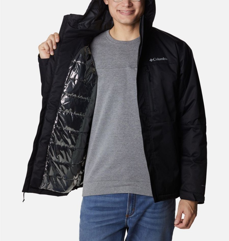 Columbia Hikebound Insulated Men's Puffer Jacket Black | UWRVKI-731