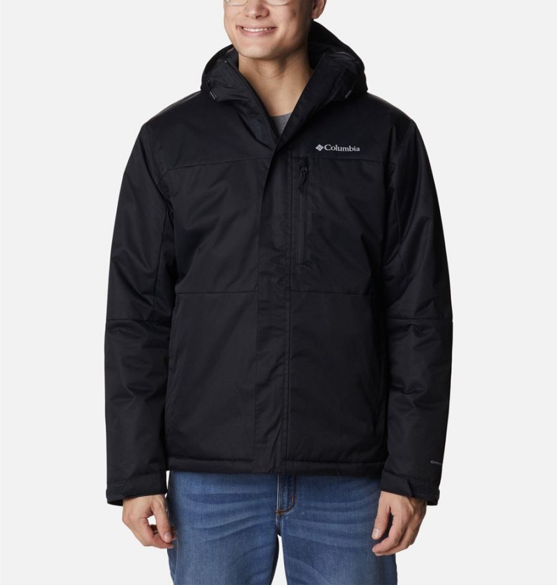 Columbia Hikebound Insulated Men\'s Puffer Jacket Black | UWRVKI-731