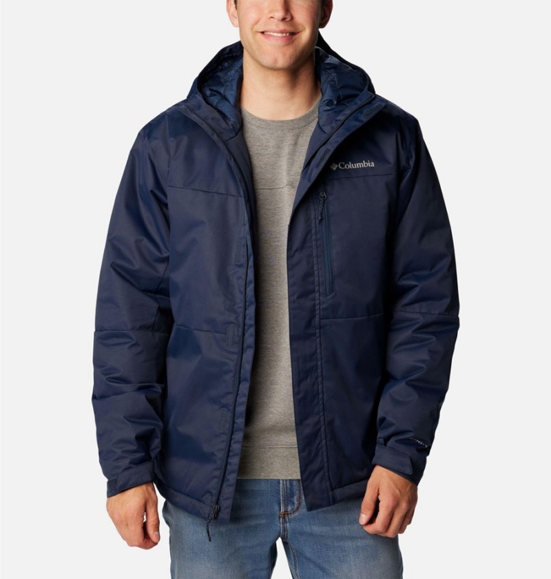 Columbia Hikebound Insulated Men's Puffer Jacket Navy | QPSJOB-289