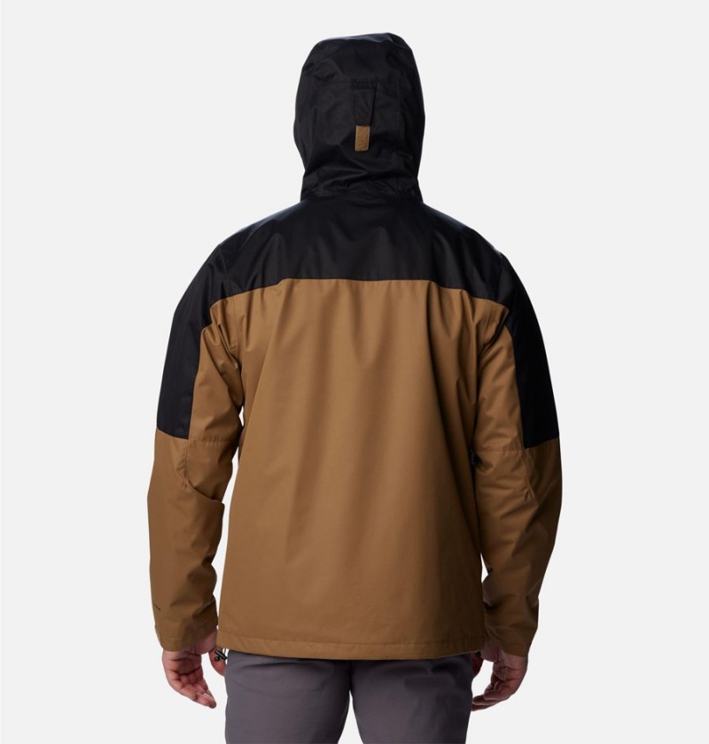 Columbia Hikebound Interchange Men's 3 In 1 Jackets Brown | NCDTLR-548