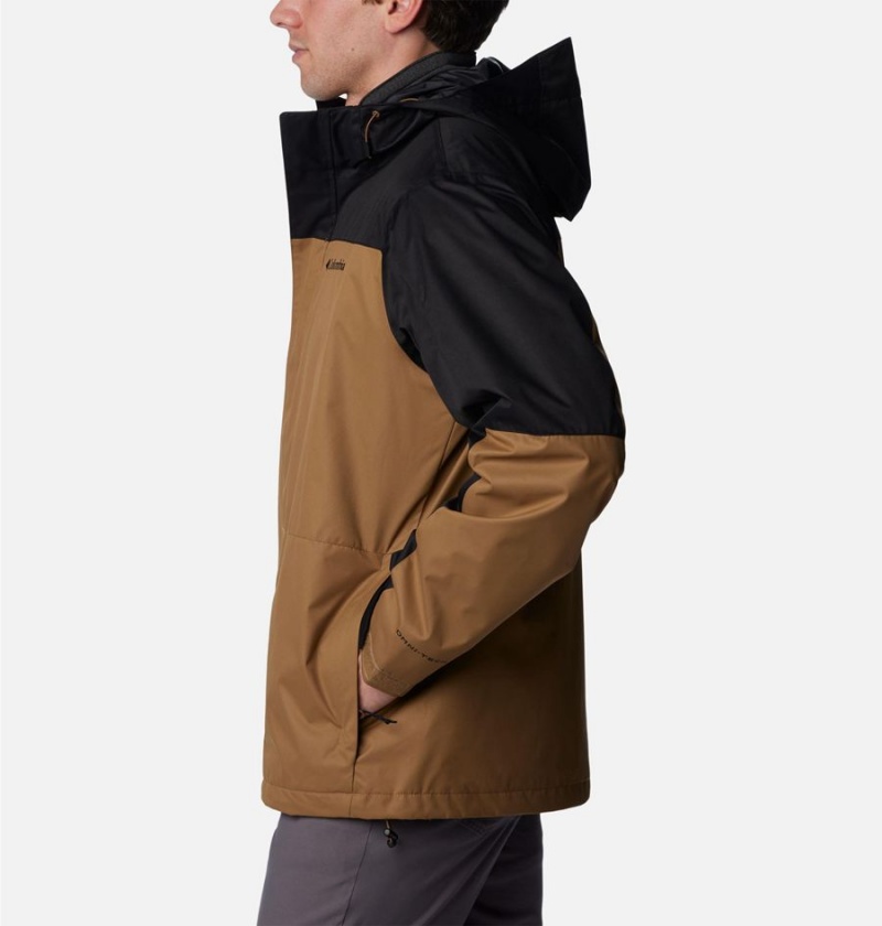 Columbia Hikebound Interchange Men's 3 In 1 Jackets Brown | NCDTLR-548