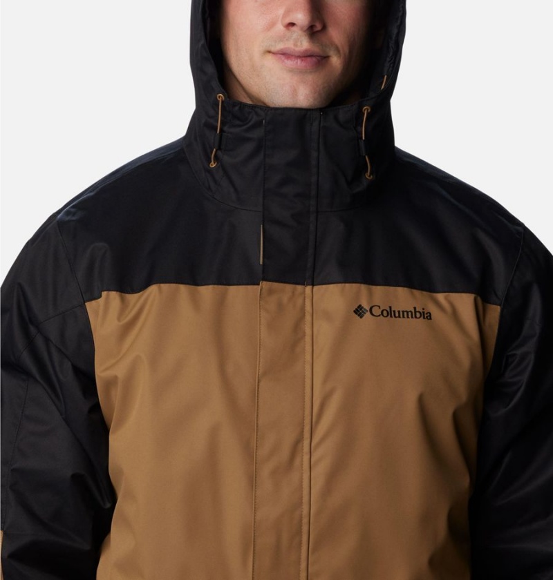 Columbia Hikebound Interchange Men's 3 In 1 Jackets Brown | NCDTLR-548